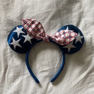 DISNEY All American Girl Mickey Mouse Headband Ears!